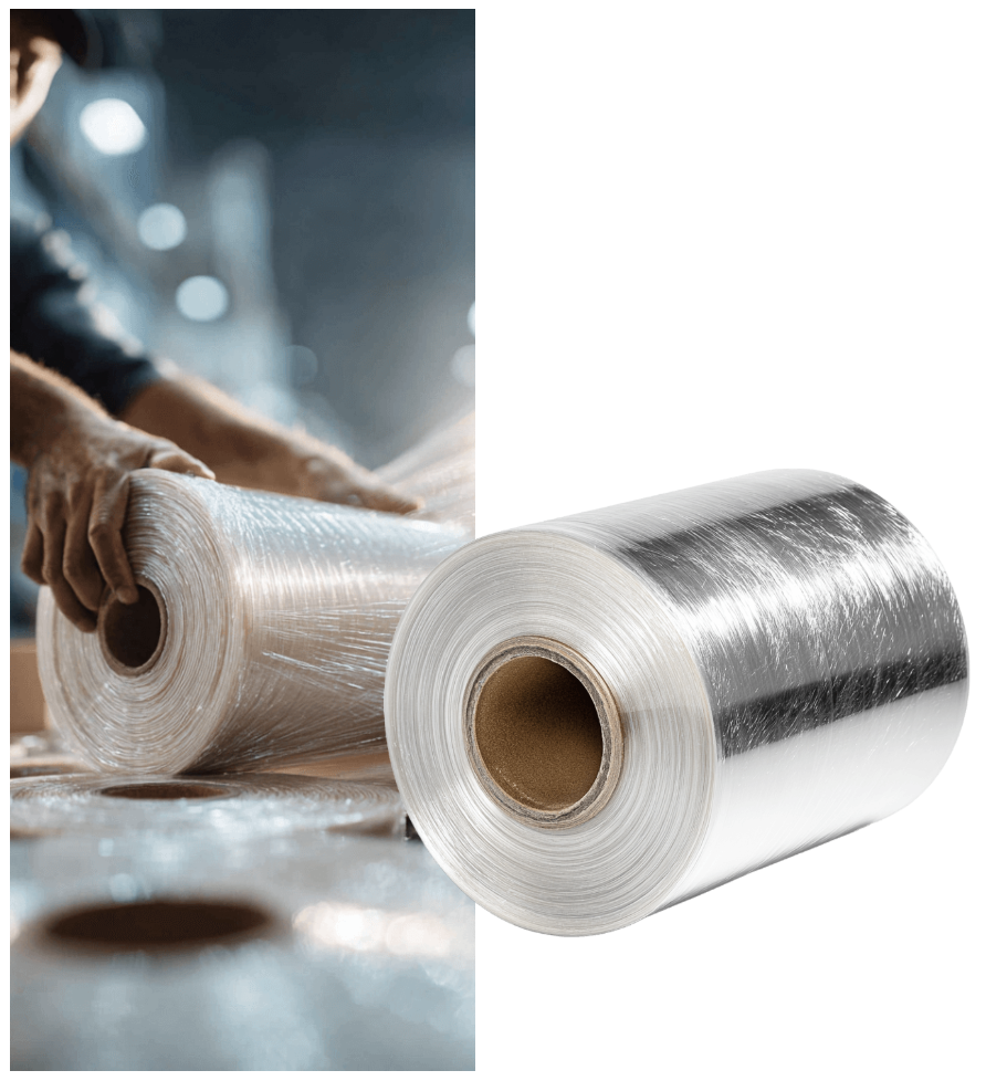 Película estirable de bandeo