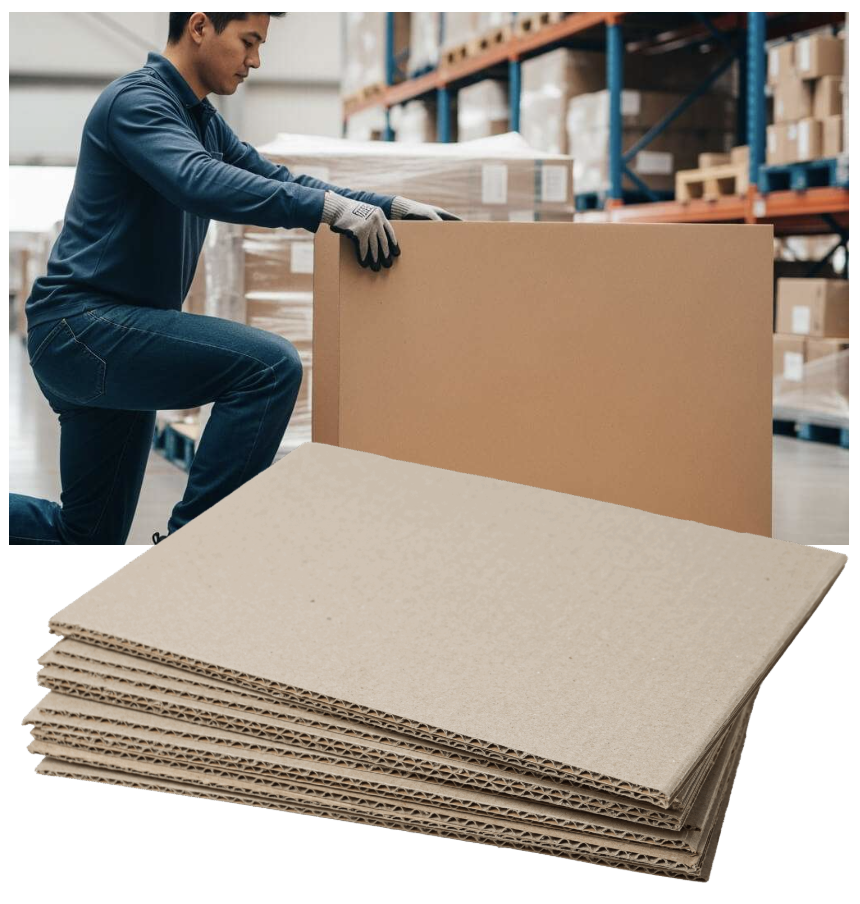 Separador de cartón corrugado