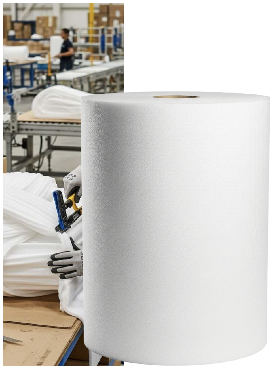 Foam en rollo de polietileno