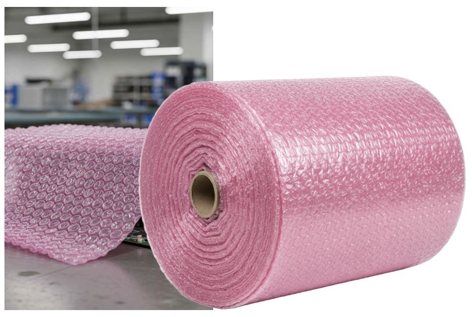 Poliburbuja antiestática